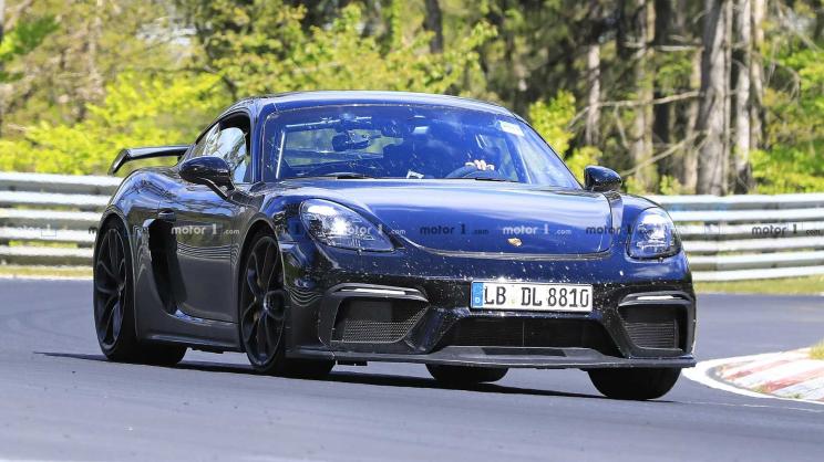 7月发布 保时捷718 Cayman GT4最新谍照