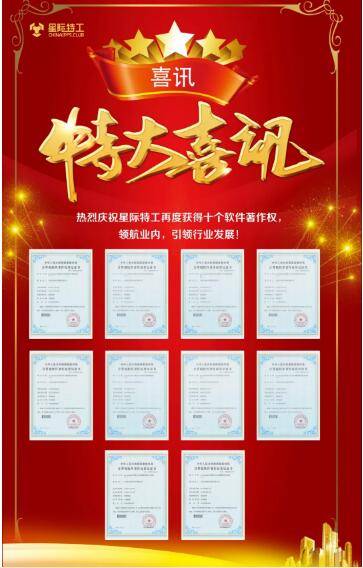 【喜讯】热烈庆祝IPFS星际特工再度获得十个软件著作权，领航业内，引领行业发展!