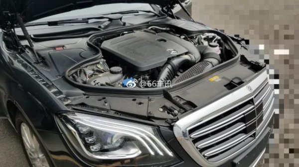 2.0T+48V微混 曝奔驰新款S 320 L谍照