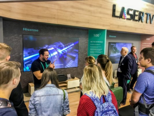 海信2018IFA展推激光全系列产品 欲将激光热浪推向全球