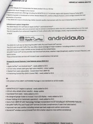 北美2019款马自达CX-5确认增加2.5T动力