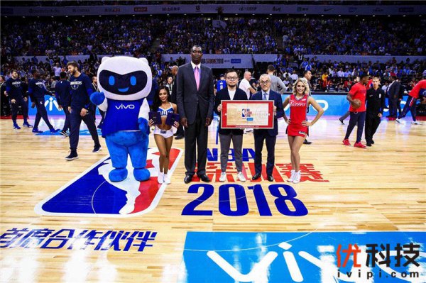 2018 NBA中国赛深圳站，vivo X23惊艳现身用科技实力再绽异彩
