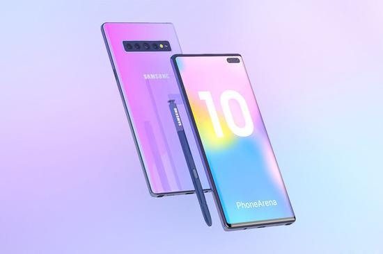 三星Note10 Pro参数曝光：后置4摄+5G必不可少