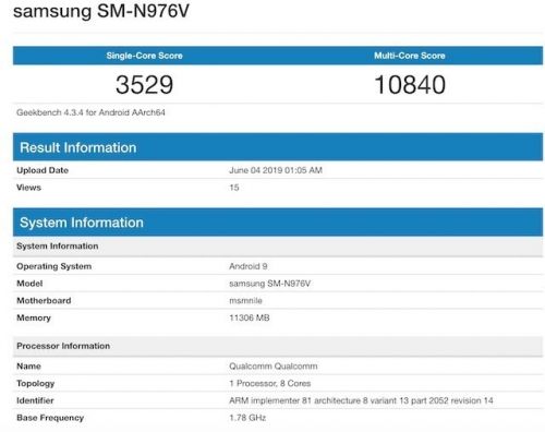 三星Galaxy Note 10顶配版现身：陶瓷材质+12GB内存