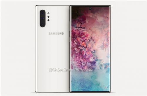 三星Note 10系列最新渲染图曝光：下巴极窄 四角更为方正