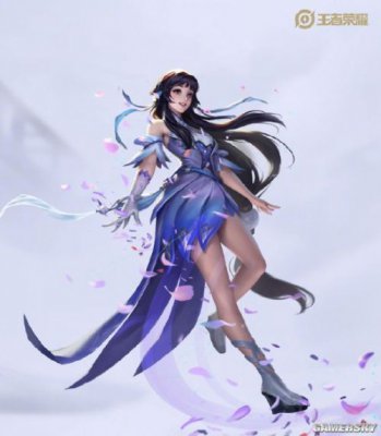 《王者荣耀》新英雄西施原画 网友热议四大美女颜值