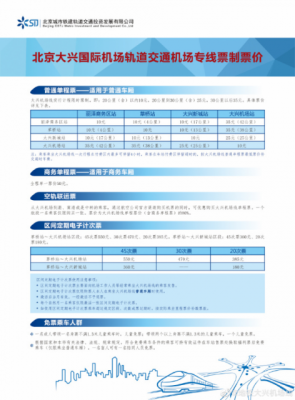 票价最低10元 北京大兴国际机场线票价方案正式启用