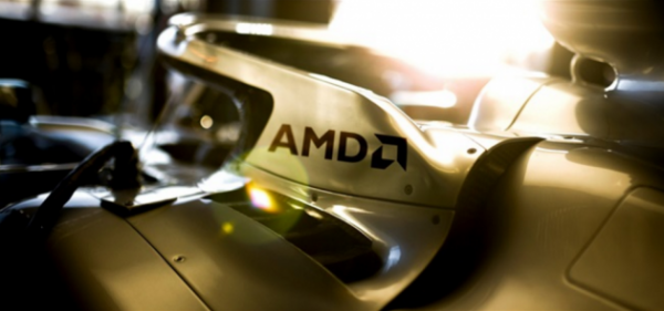 奔驰F1车队与AMD达成合作关系 赛车将印AMD logo