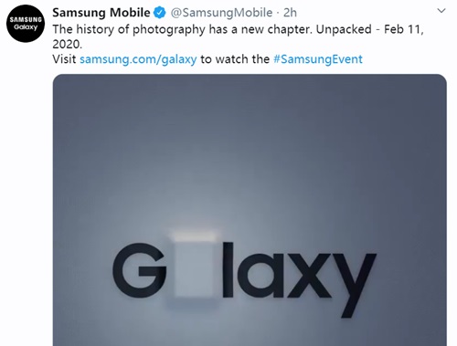 一亿像素Galaxy S20 Ultra将至 三星：摄影史掀起新篇章