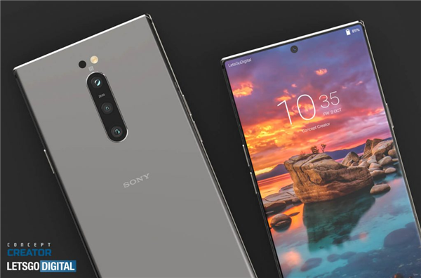 索尼Xperia 5 Ⅱ曝光：挖孔全面屏加持 单手可握
