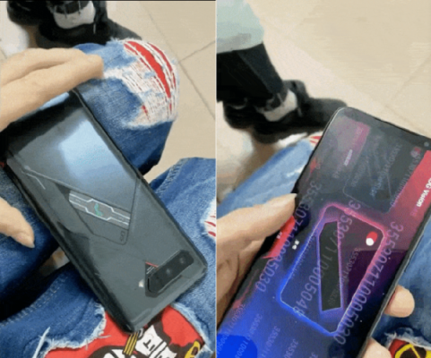华硕ROG5电竞手机外观全曝光：后盖副屏可显示多项内容